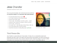 Tablet Screenshot of jessachandler.com